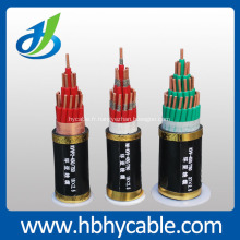 Câble d&#39;alimentation isolé par PVC de contrôle de Shielded